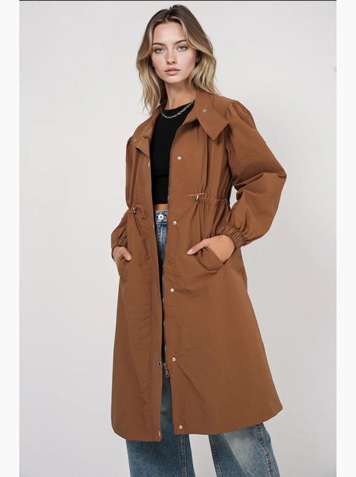 Gabardina larga forrada bdart - Kiabi Gabardina larga forrada bdart - Kiabi