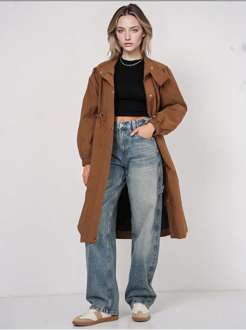 Gabardina larga forrada bdart - Kiabi Gabardina larga forrada bdart - Kiabi