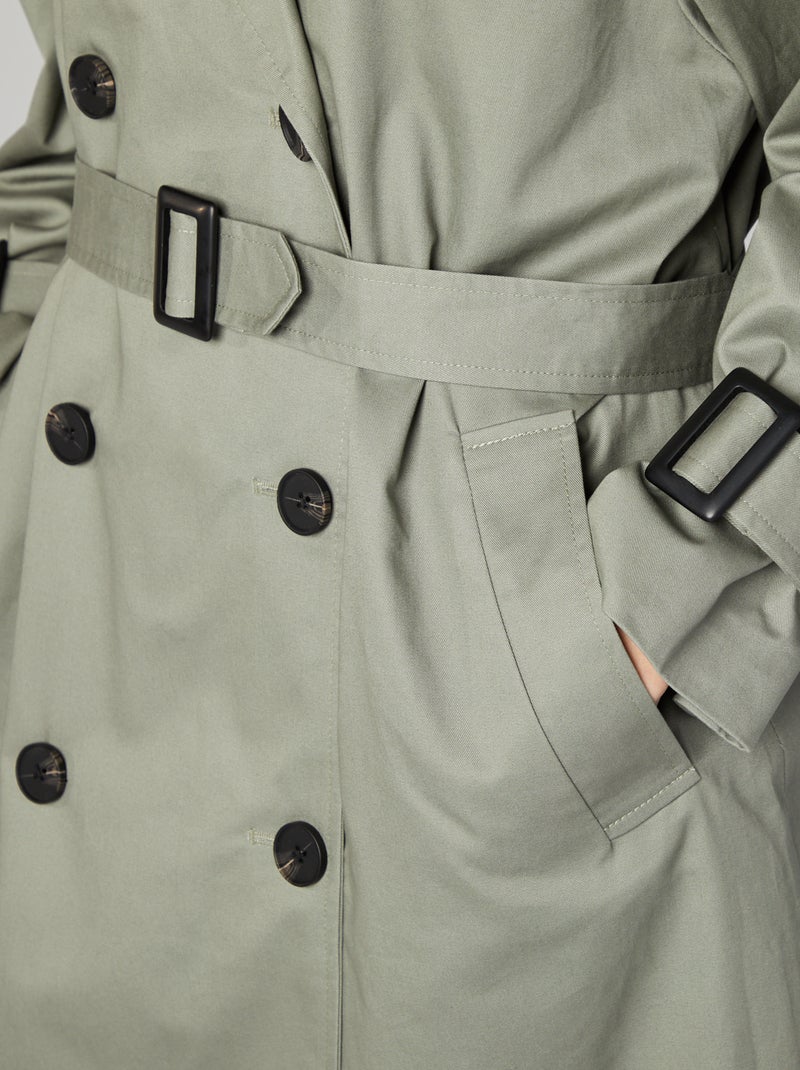 Gabardina largo medio VERDE - Kiabi