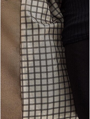 Gabardina midi de mezcla de algodón con cierre de botones lucci