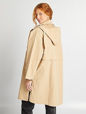 Gabardina oversize 2 en 1