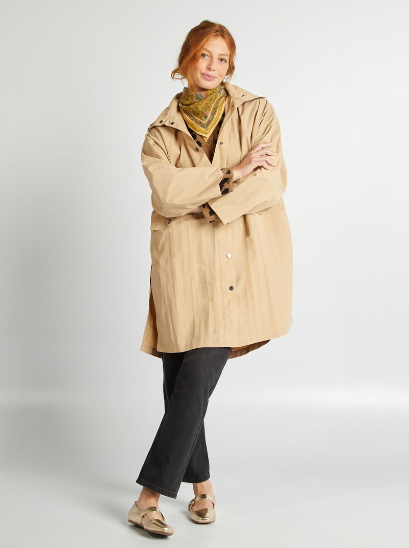 Gabardina oversize 2 en 1 BEIGE - Kiabi