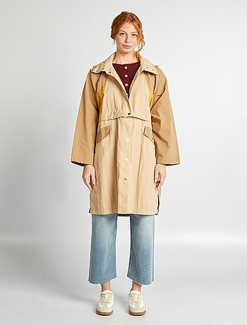 Gabardina oversize 2 en 1