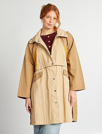 Gabardina oversize 2 en 1