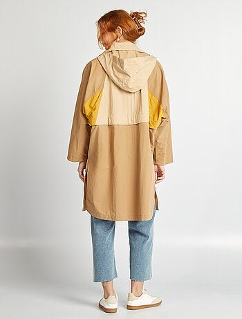 Gabardina oversize 2 en 1