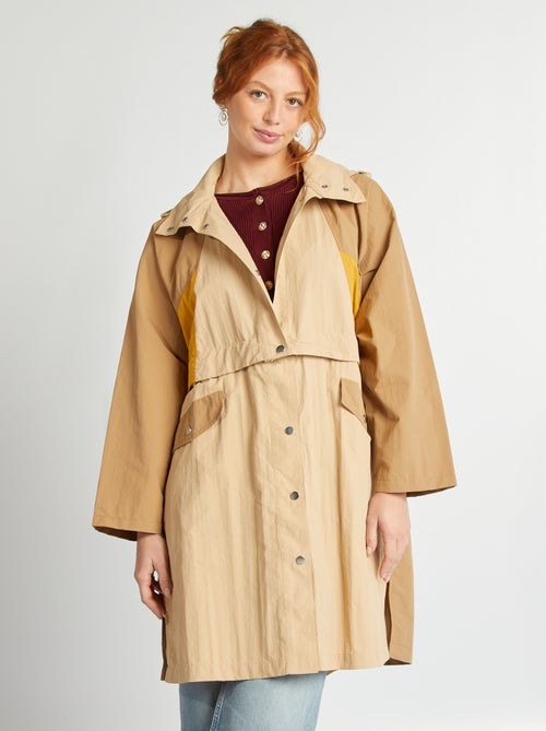 Gabardina oversize 2 en 1 - Kiabi