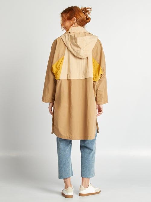 Gabardina oversize 2 en 1 - Kiabi
