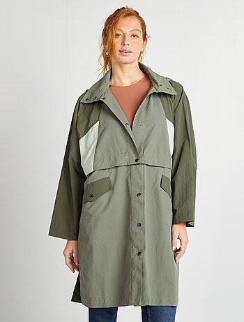 Gabardina oversize 2 en 1