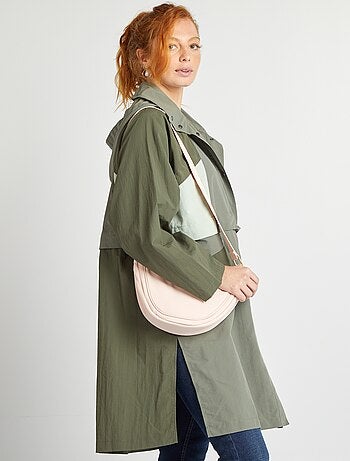 Gabardina oversize 2 en 1