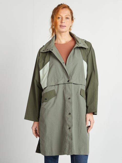 Gabardina oversize 2 en 1 - Kiabi