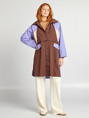 Gabardina oversize 2 en 1