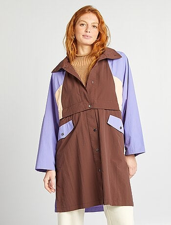 Gabardina oversize 2 en 1