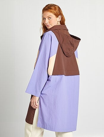 Gabardina oversize 2 en 1