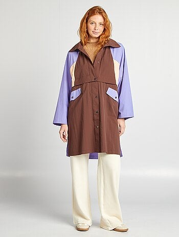 Gabardina oversize 2 en 1