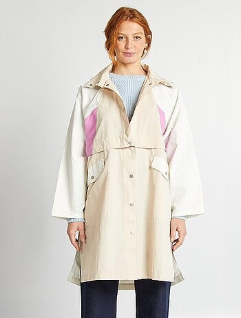 Gabardina oversize 2 en 1
