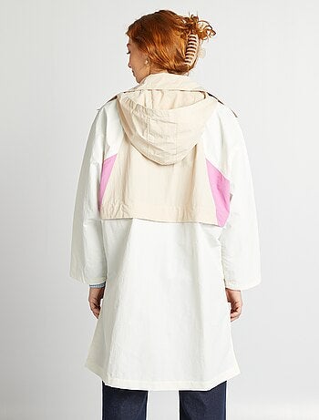 Gabardina oversize 2 en 1