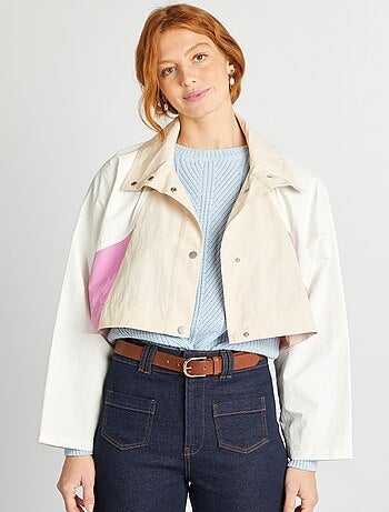 Gabardina oversize 2 en 1