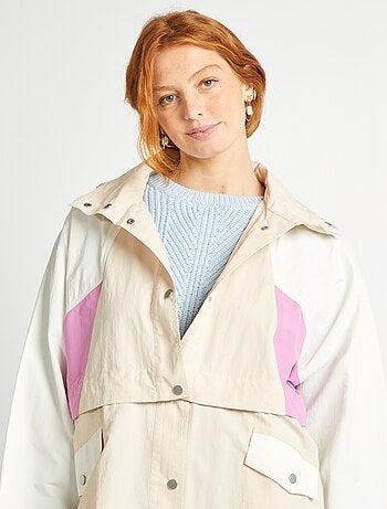 Gabardina oversize 2 en 1