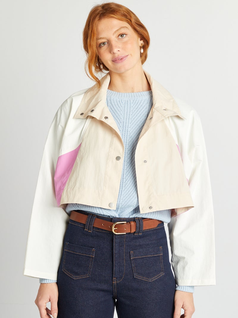 Gabardina oversize 2 en 1 ROSA - Kiabi