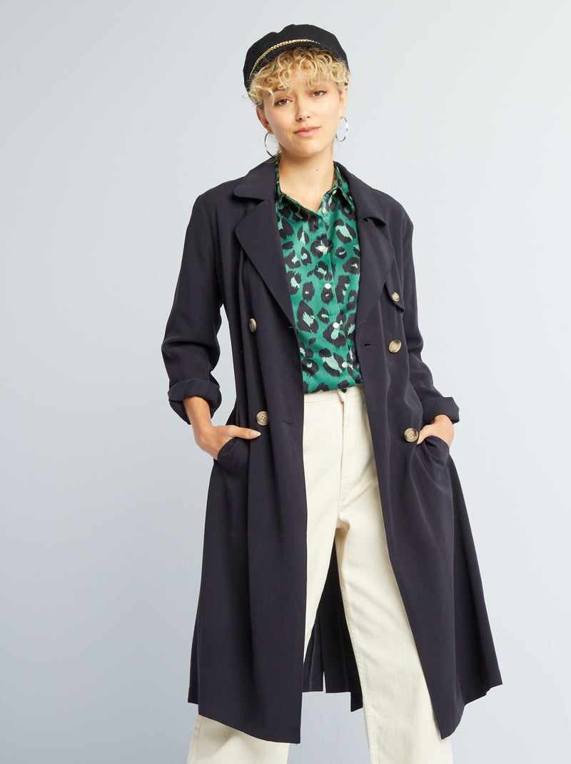 Gabardina vaporosa GRIS - Kiabi