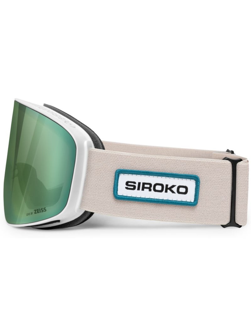 Gafas de nieve con lentes zeiss esquí y nieve hombre y mujer gx ultimate engadi Blanco - Kiabi