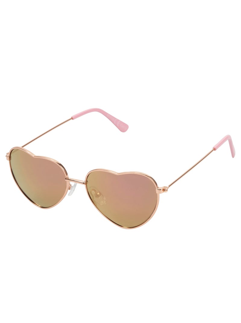 Gafas de sol 4-9 años, forma de corazón, lentes de categoría 3 niño mixto Isotoner Dorado/Oro - Kiabi