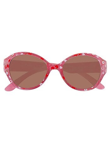 Gafas de sol 7 a 9 años, forma redonda, lentes de Policarbonato de niña Isotoner