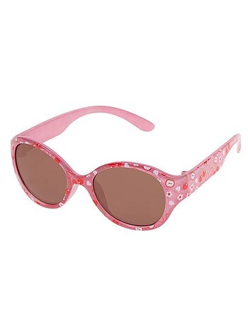 Gafas de sol 7 a 9 años, forma redonda, lentes de Policarbonato de niña Isotoner