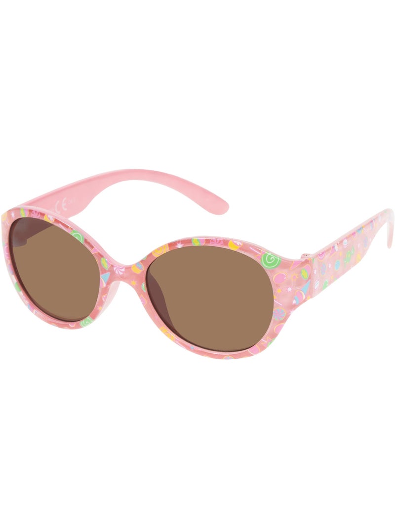 Gafas de sol 7 a 9 años, forma redonda, lentes de Policarbonato de niña Isotoner Rosa - Kiabi