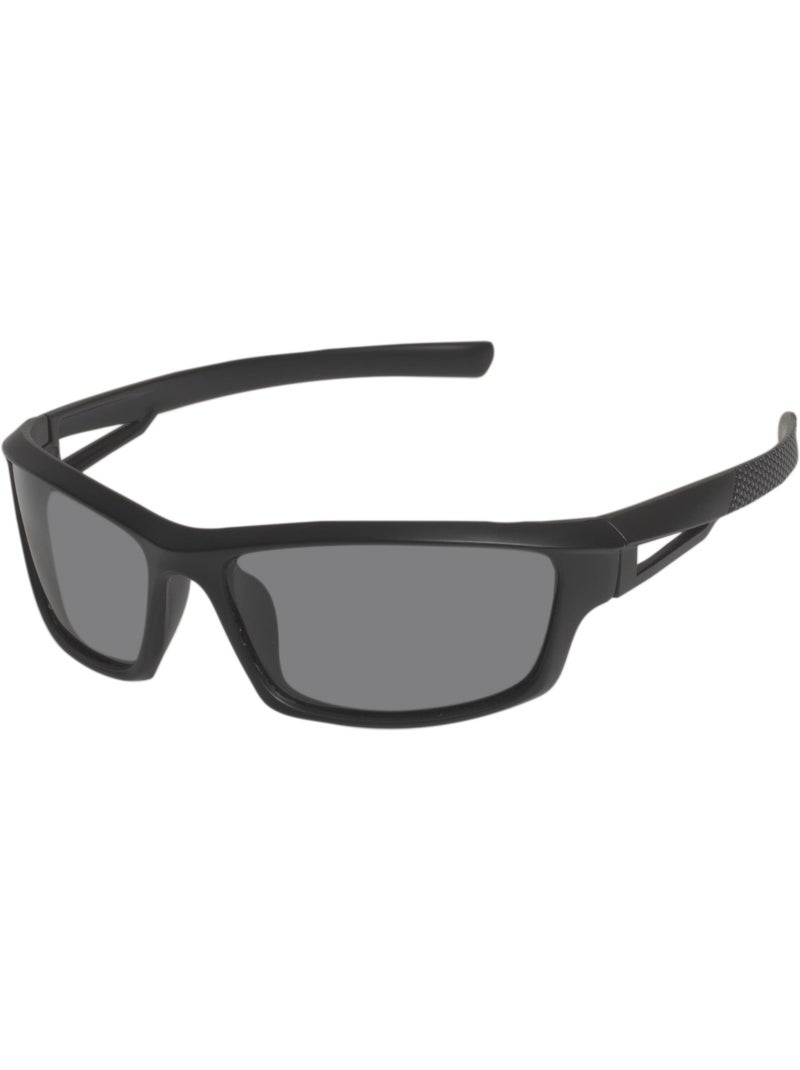 Gafas de sol acabado deportivo de goma, cristales polarizados hombre Negro - Kiabi