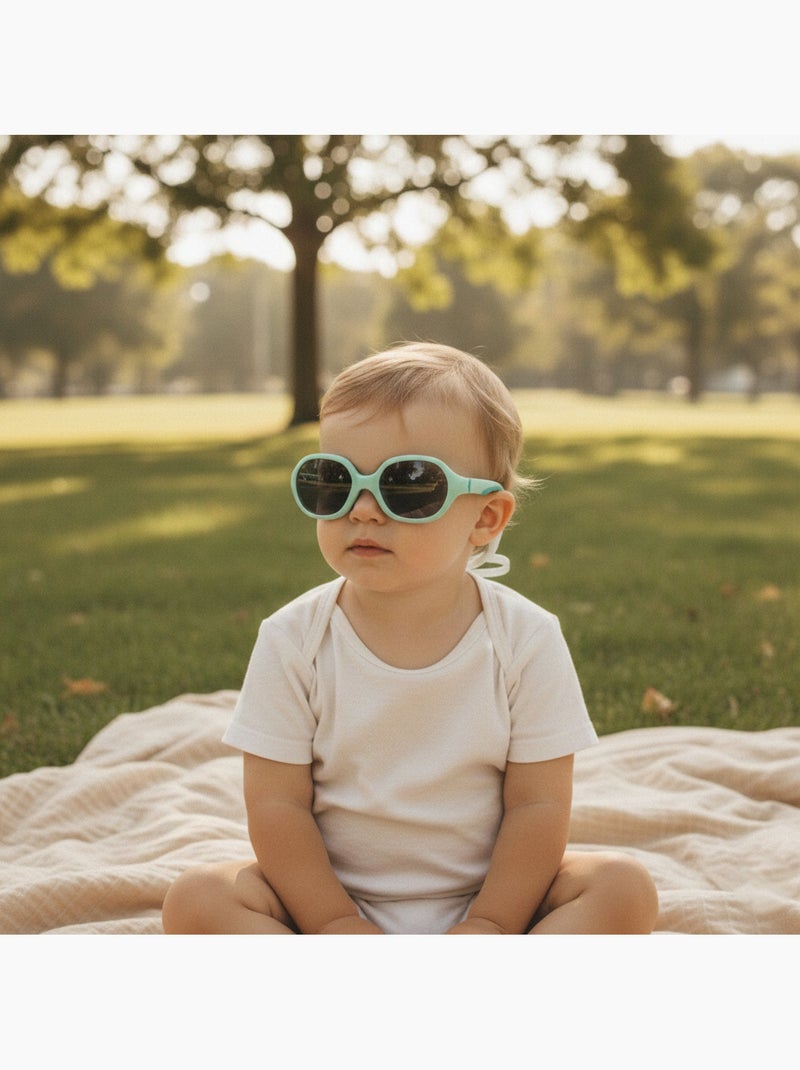Gafas de sol bebé flexibles protección UV Azul agua - Kiabi