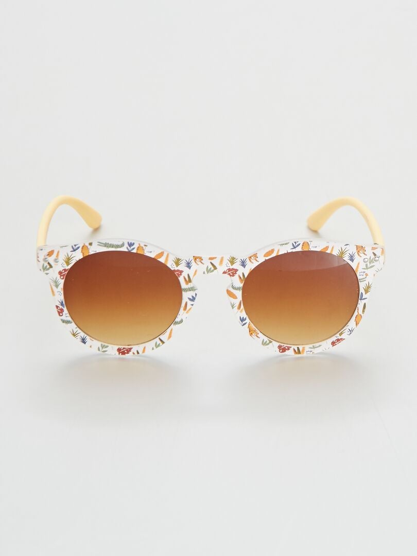 Gafas de sol con forma redondeada BLANCO - Kiabi