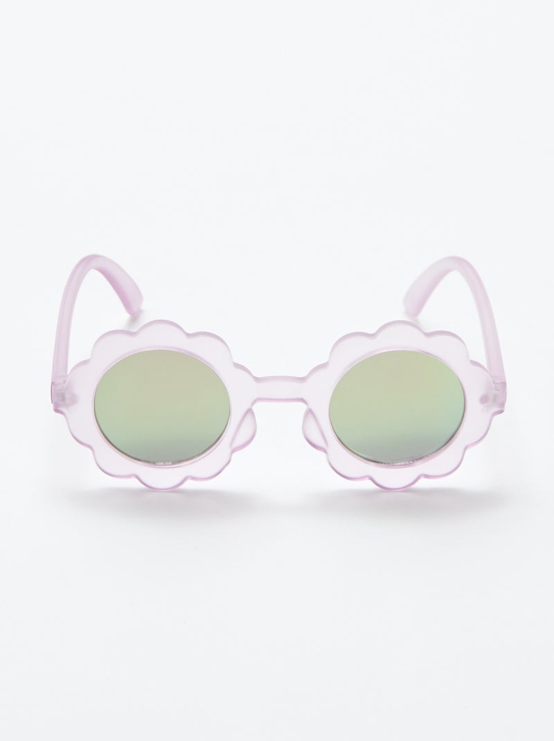 Gafas de sol con montura de flores azul - Kiabi