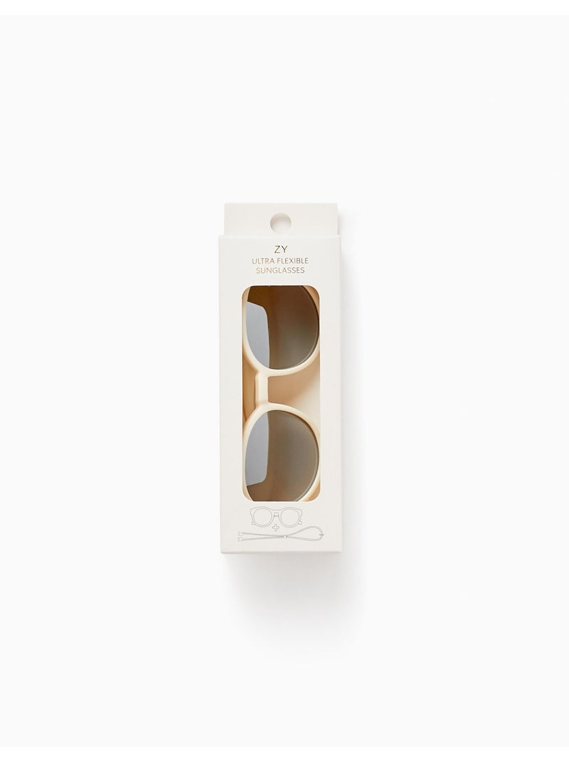 Gafas de sol con protección uv nivel 3 Beige claro - Kiabi