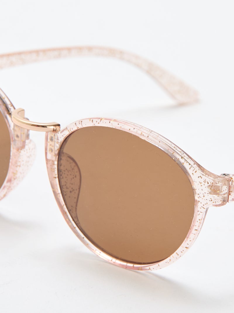 Gafas de sol con purpurina Rosa - Kiabi