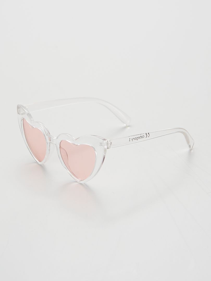 Gafas de sol 'corazón' transparente - Kiabi