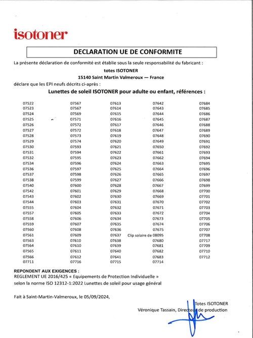 Gafas de sol de 4 a 6 años, lentes de Policarbonato de categoría 3 niña Isotoner - Kiabi