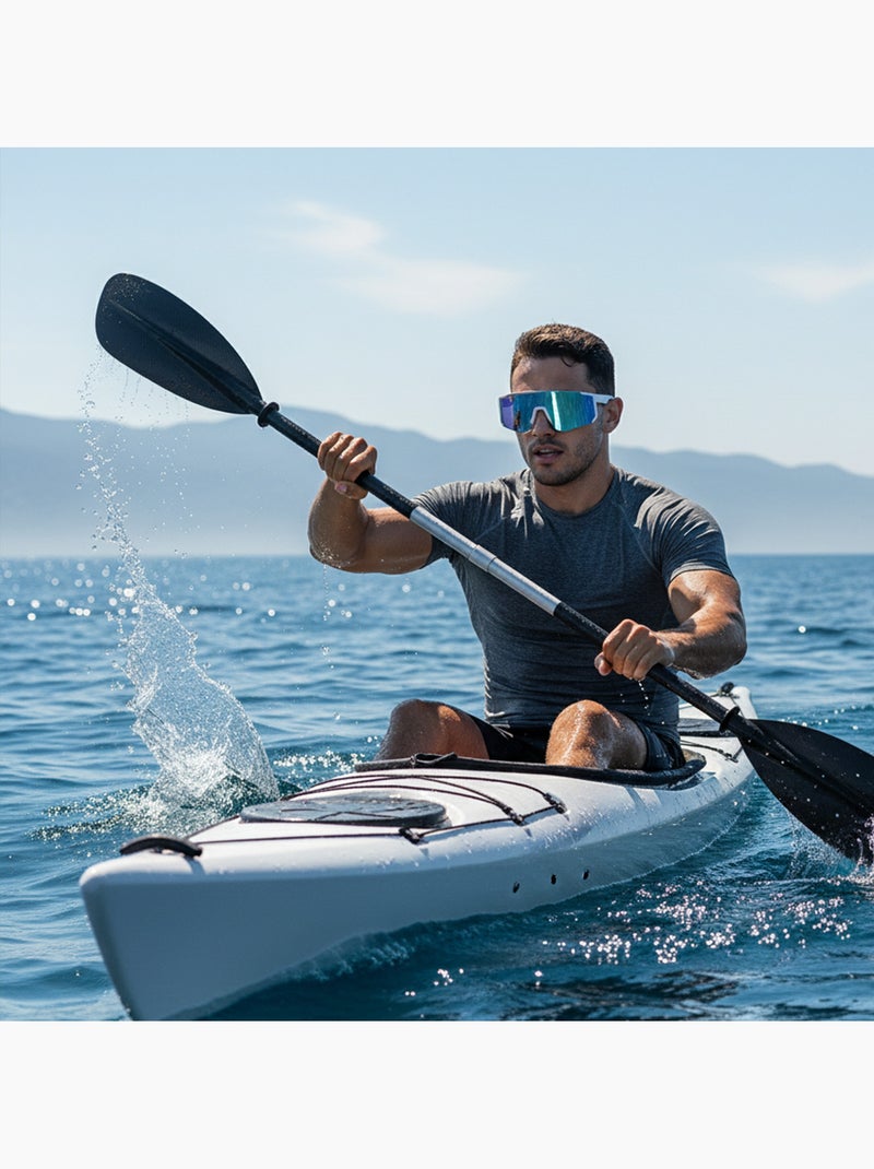 gafas de sol deportiva Blanco - Kiabi