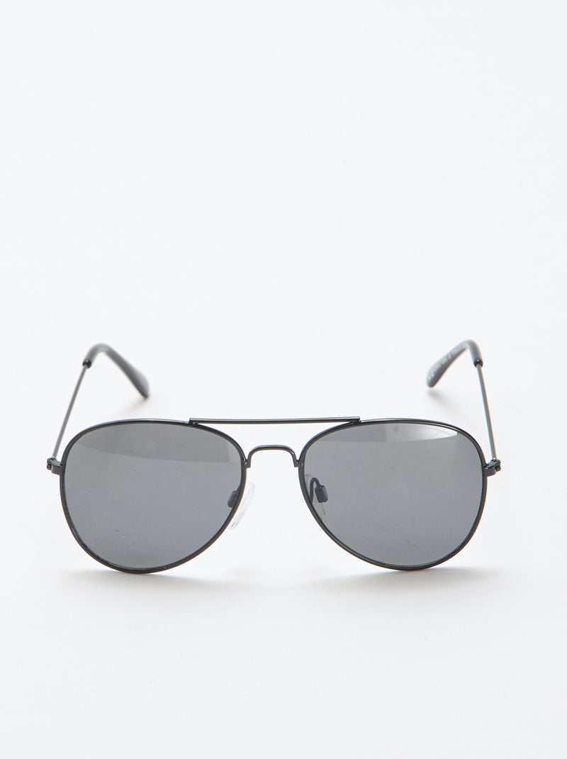 Gafas de sol estilo aviador Negro - Kiabi