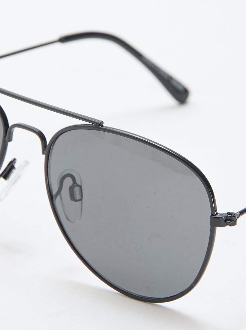 Gafas de sol estilo aviador Negro - Kiabi