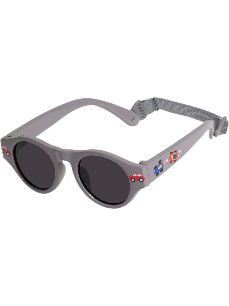 Gafas de sol fijación de la cabeza bebé mixto Gris gris - Kiabi