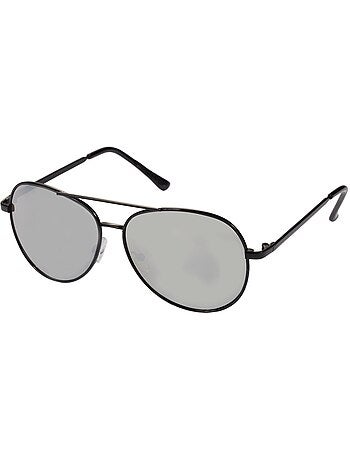 Gafas de sol forma de piloto para niños de 10 a 12 años, lentes de niño mixto