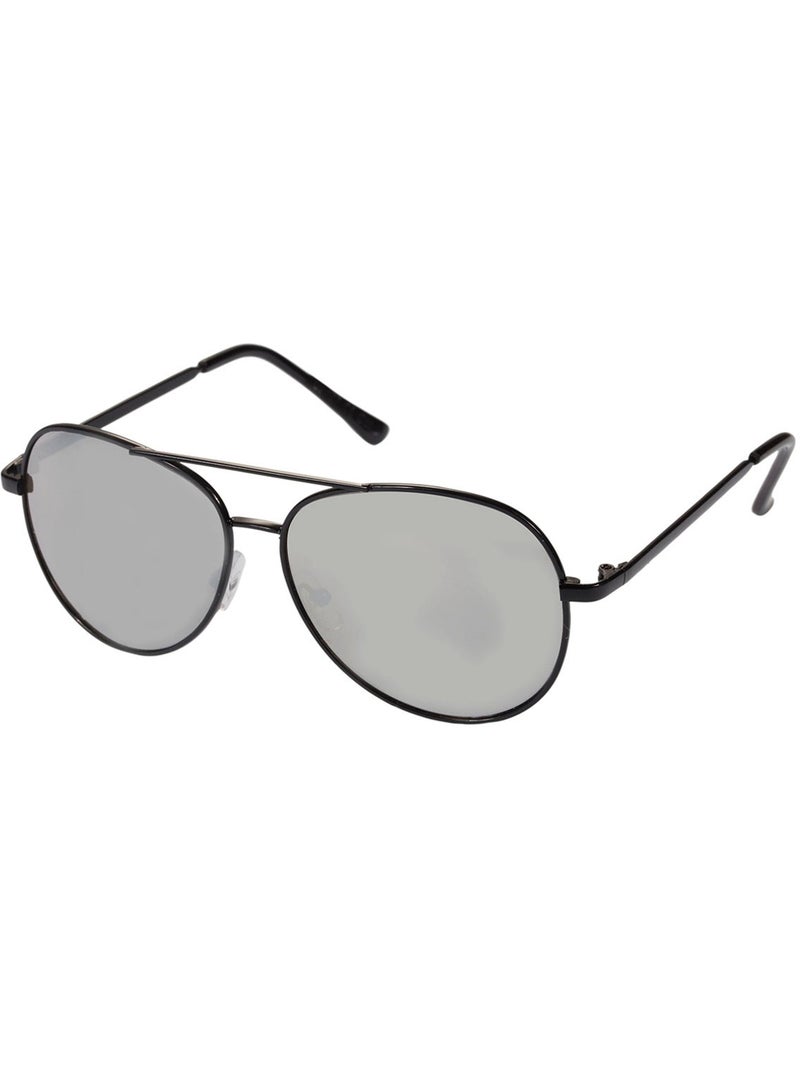 Gafas de sol forma de piloto para niños de 10 a 12 años, lentes de niño mixto Negro - Kiabi