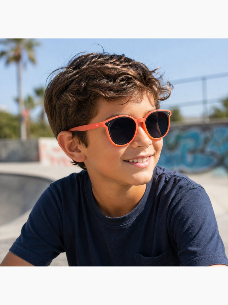 Gafas de sol infantiles categoría 3 Negro/Naranja fluo - Kiabi
