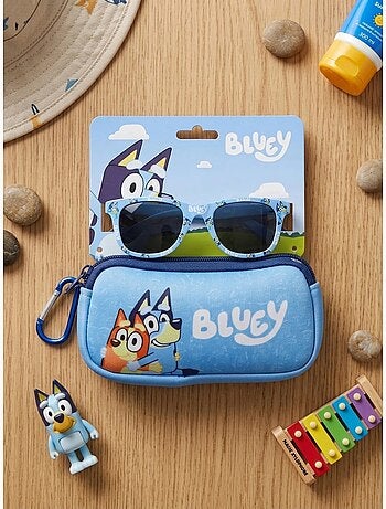 Gafas de sol infantiles con estuche bluey