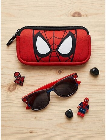 Gafas de sol infantiles con funda a juego Spiderman Marvel