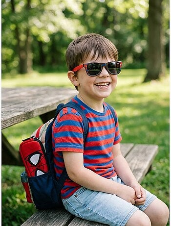 Gafas de sol infantiles con funda a juego Spiderman Marvel