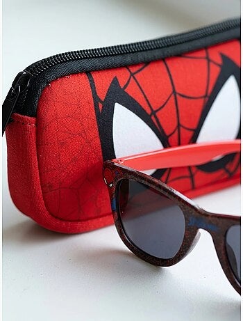 Gafas de sol infantiles con funda a juego Spiderman Marvel
