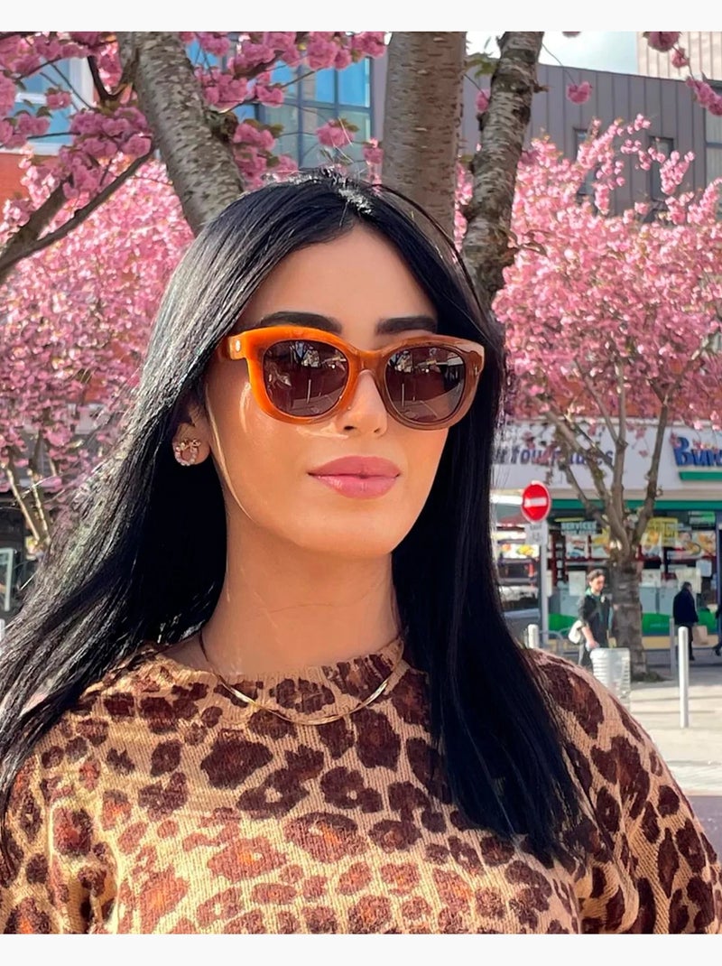 Gafas de sol patillas flexibles, cristales polarizados mujer Marrón caramelo - Kiabi