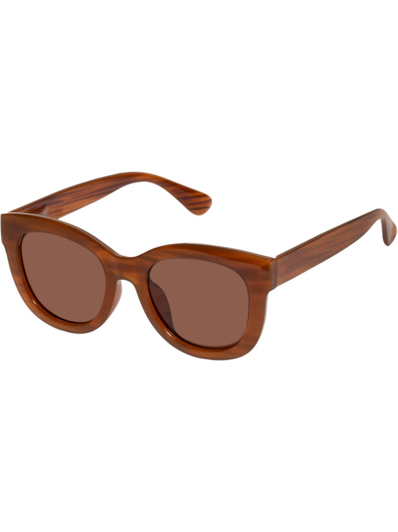 Gafas de sol patillas flexibles, cristales polarizados mujer Marrón caramelo - Kiabi
